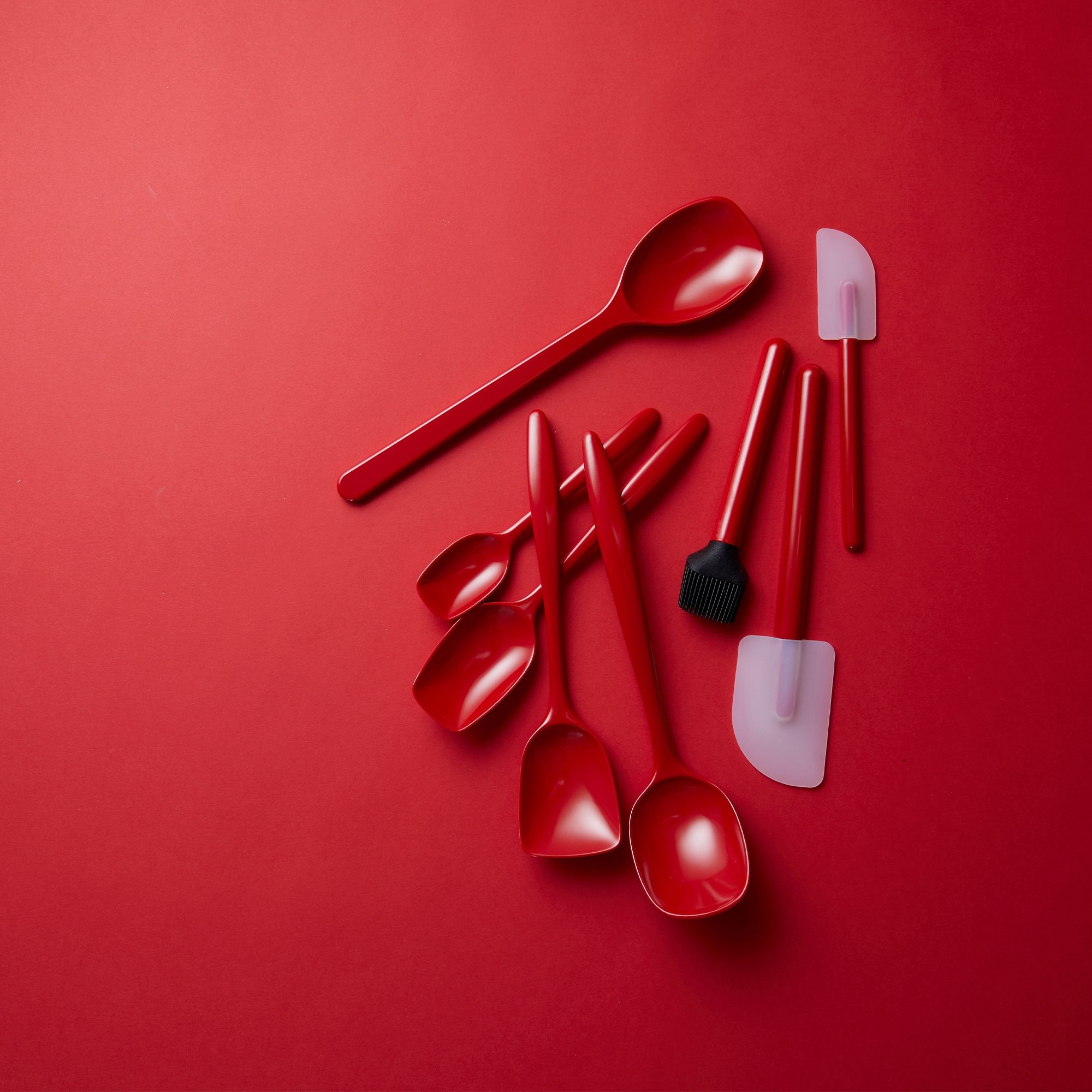 Rosti - Cooking spoon wide NEW Classic - Red