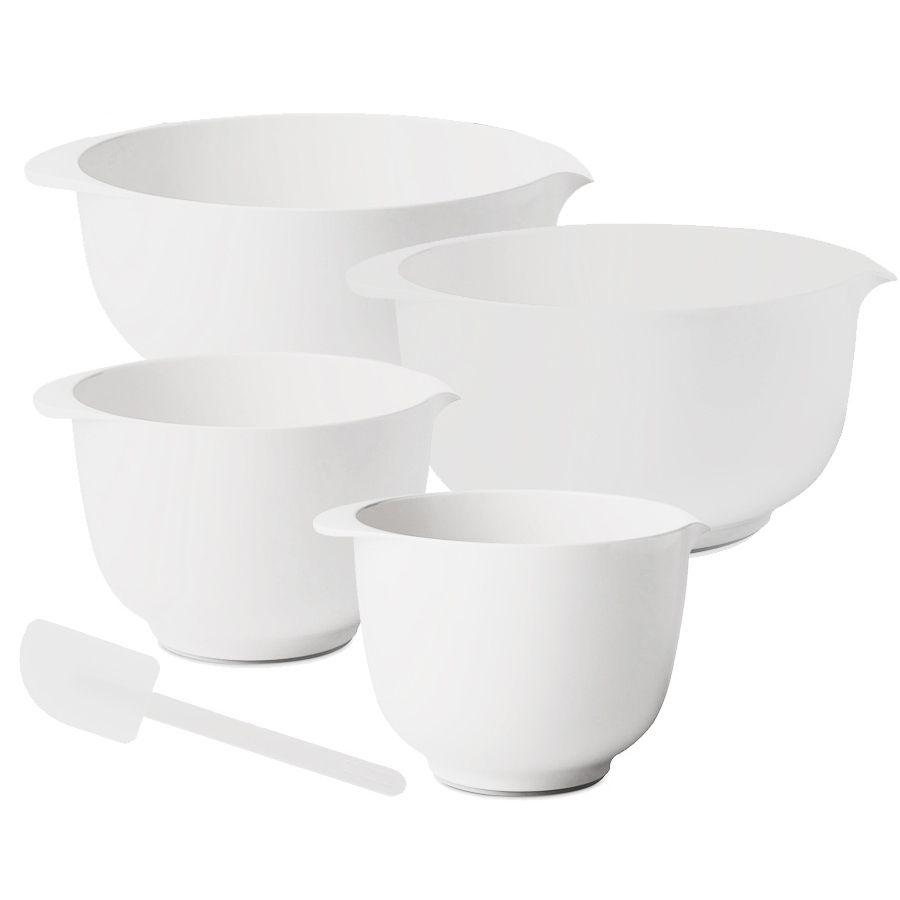 Melamine Mixing Bowl Set of 3 with Nonskid Bottoms - 2, 3, & 4 liter bowls