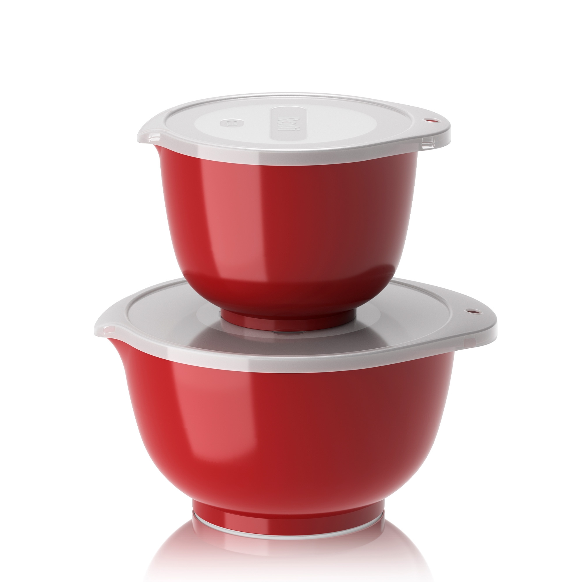 Rosti - Set NEW Margrethe 4-piece (1.5 l + 3.0 l + matching lid) -  red