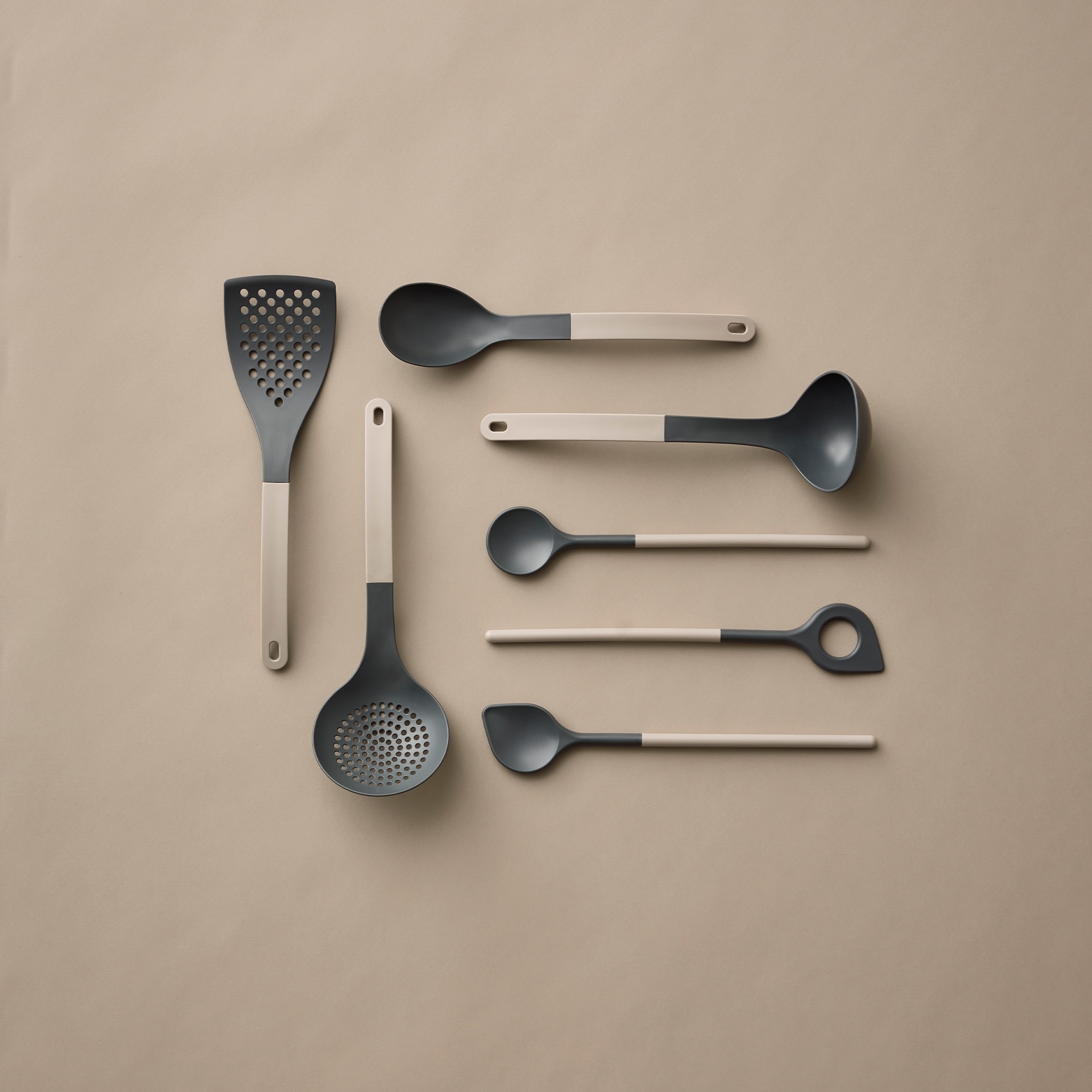 Rosti - NEW Optima Cooking spoon m with tip - Humus